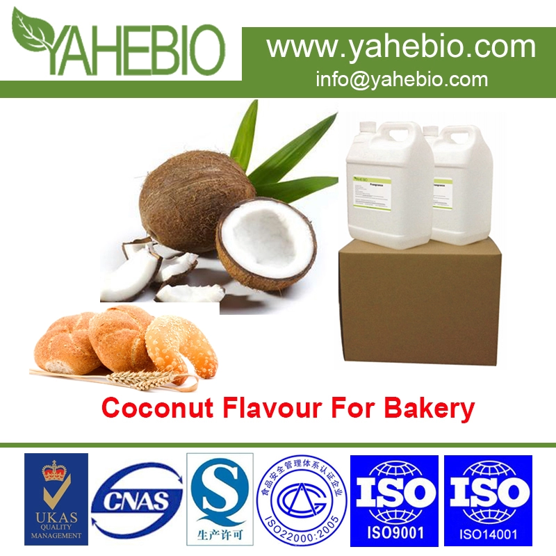 Fábrica al por mayor Concentrate Concentrate Sabor de coco para producto de panadería