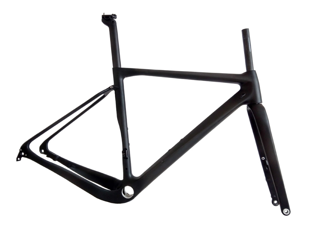 Marco de bicicleta de grava de disco de ciclocross de carbono para BB T47