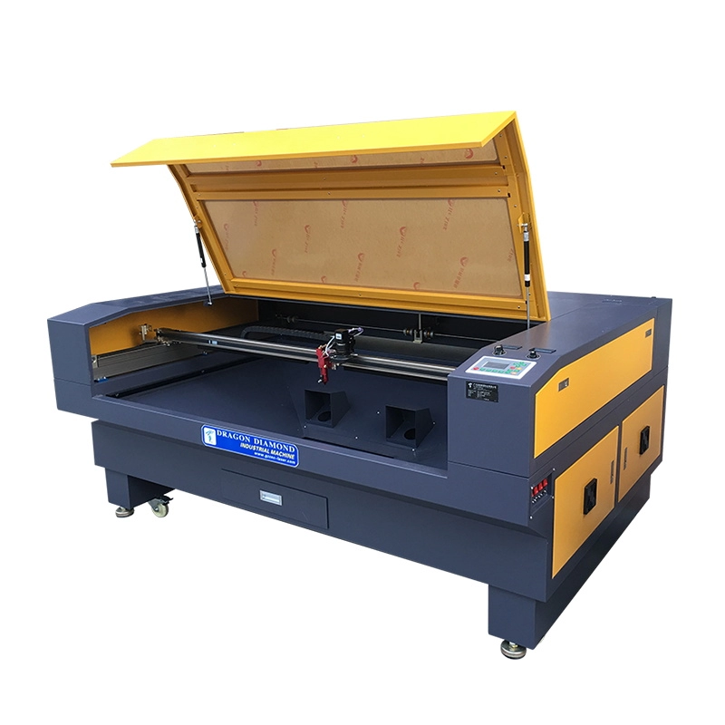 Máquina de grabado de corte láser de tela de cartón de papel acrílico