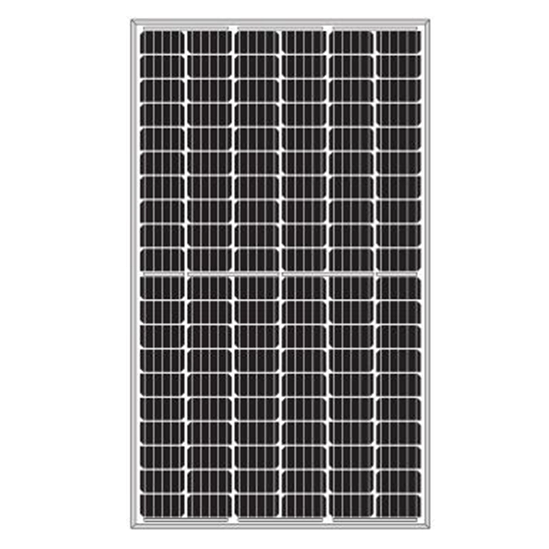 Panel solar de silicio perc monocristalino de células de medio corte de 370 W
