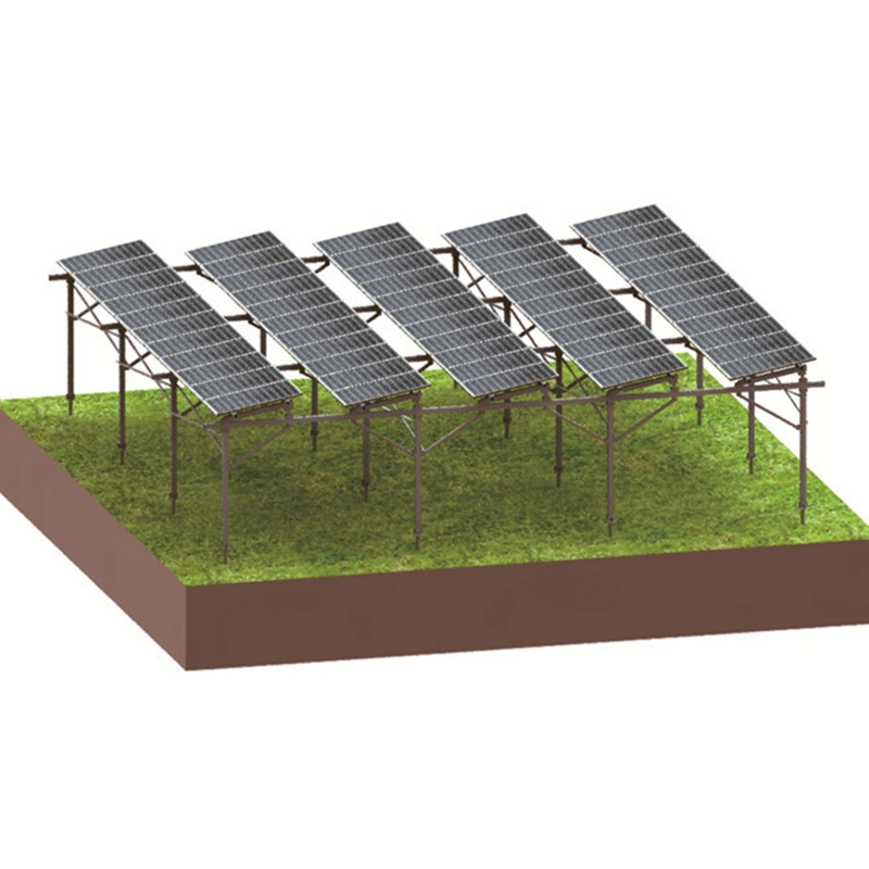 Sistema de montaje solar fotovoltaico de tierra para agricultura