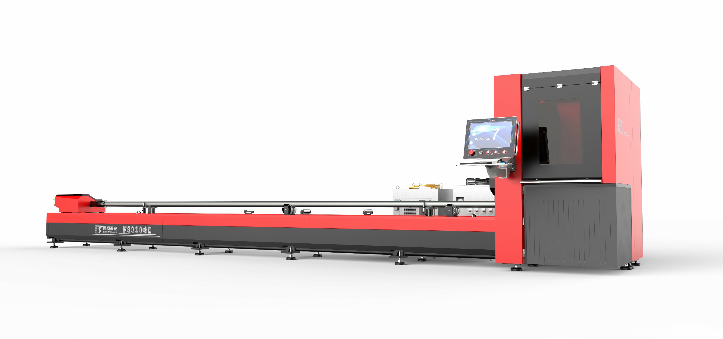 Precise Small Diameter 10-100mm Round Square Pipe Tube Fiber Laser Cutting Machine