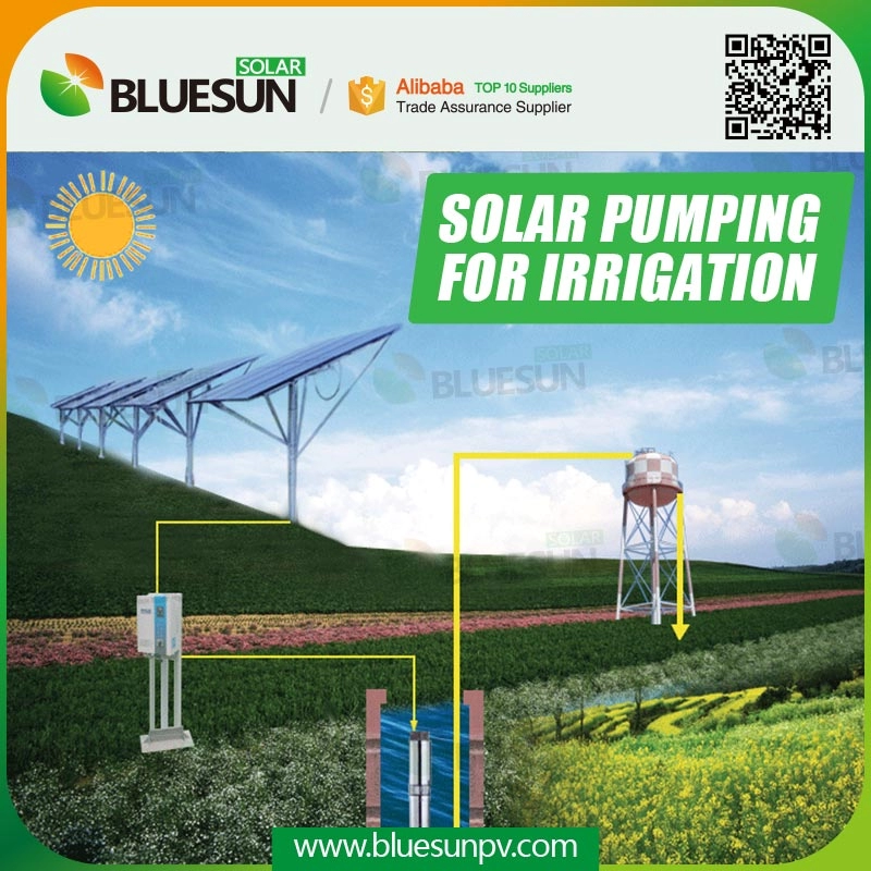 Sistema de bombeo solar 5HP para irrigación