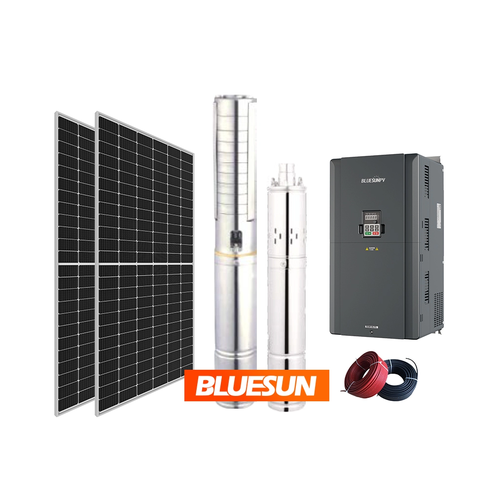 BLUESUN 75HP Sistema de bomba solar trifásica para granja