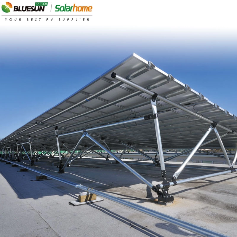 Panel solar módulo fotovoltaano paréntesis de techos