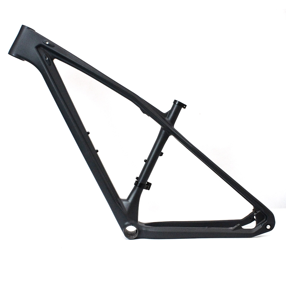 Fibra de carbono Hardtail MTB Bike Frame Racing Disc Brake Frame Enrutamiento de cable interno