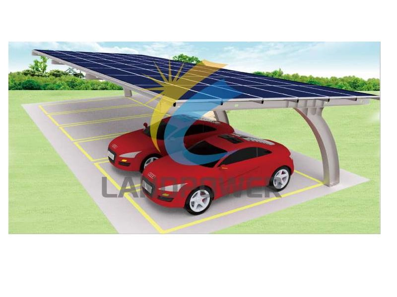 Estructura de cochera de acero fotovoltaico solar