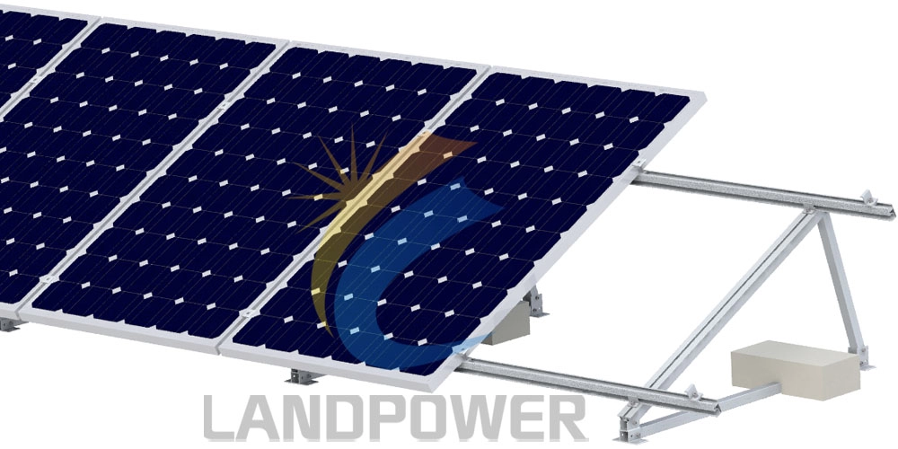 Sistemas de montaje solar de techo plano-Retrato