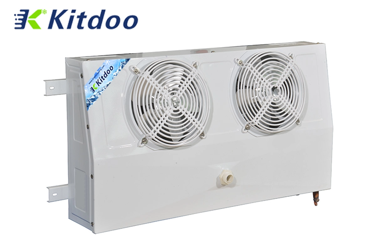 Evaporadores de enfriador de aire de cámara frigorífica de tamaño pequeño para escaparate de supermercado