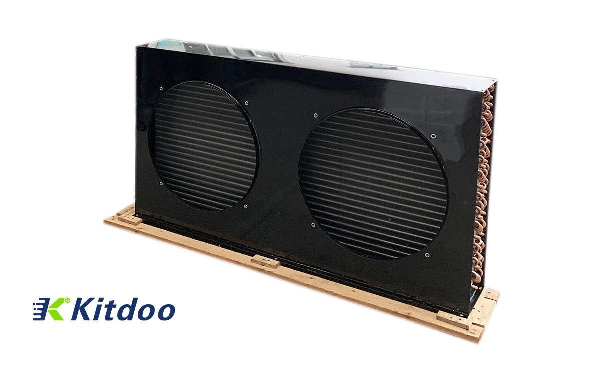 Condensador refrigerado por aire de condensación de la unidad exterior del intercambiador de calor para congelados