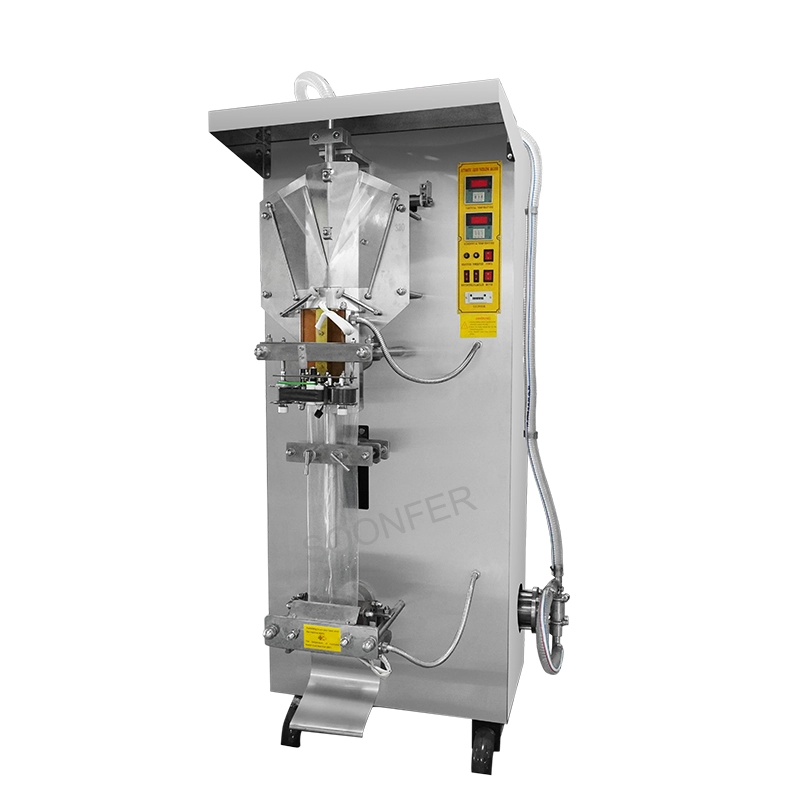 Máquina de envasado de llenado de bolsita de agua pura de bebida mineral de corte por calor automático