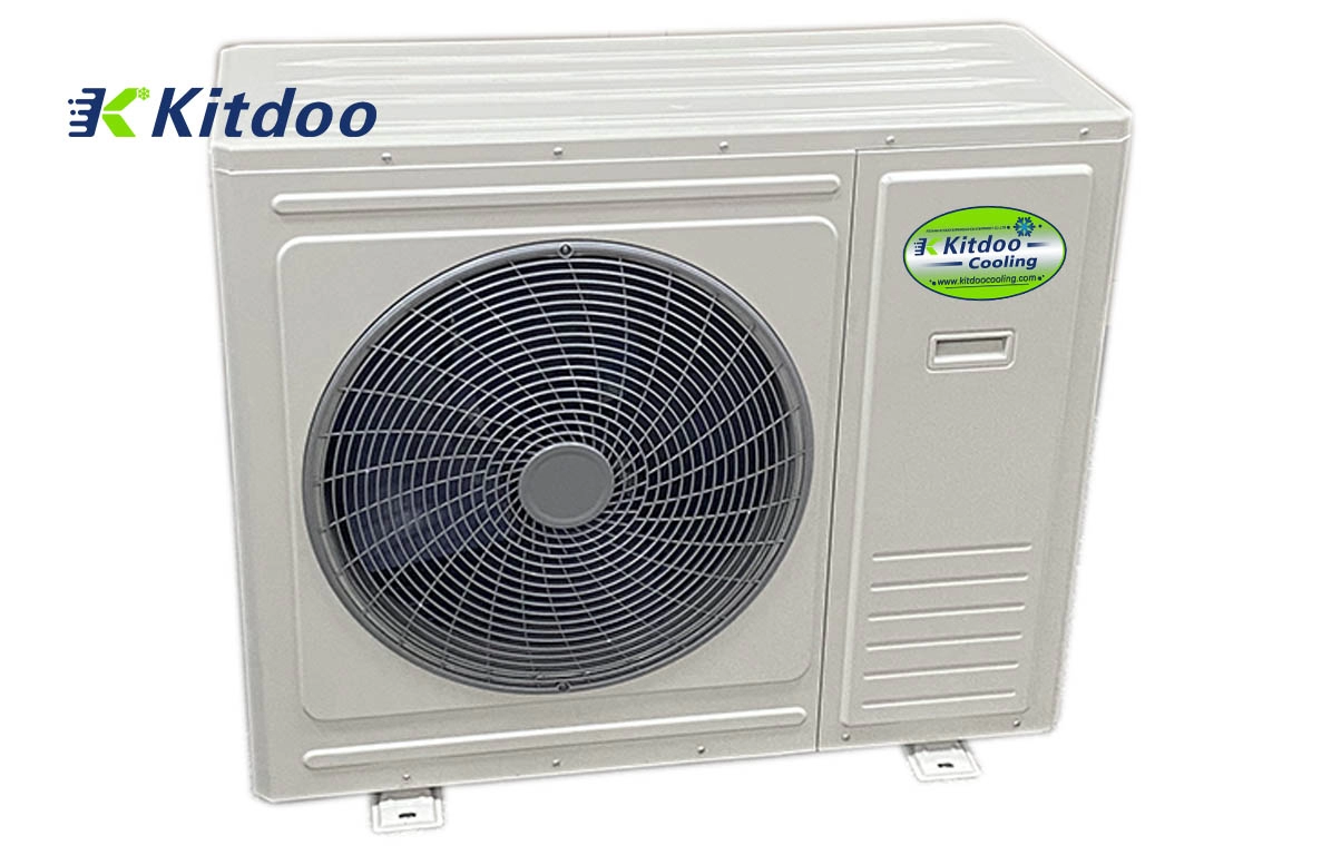 Condensador tipo caja para enfriador/calentador de agua de bajo consumo