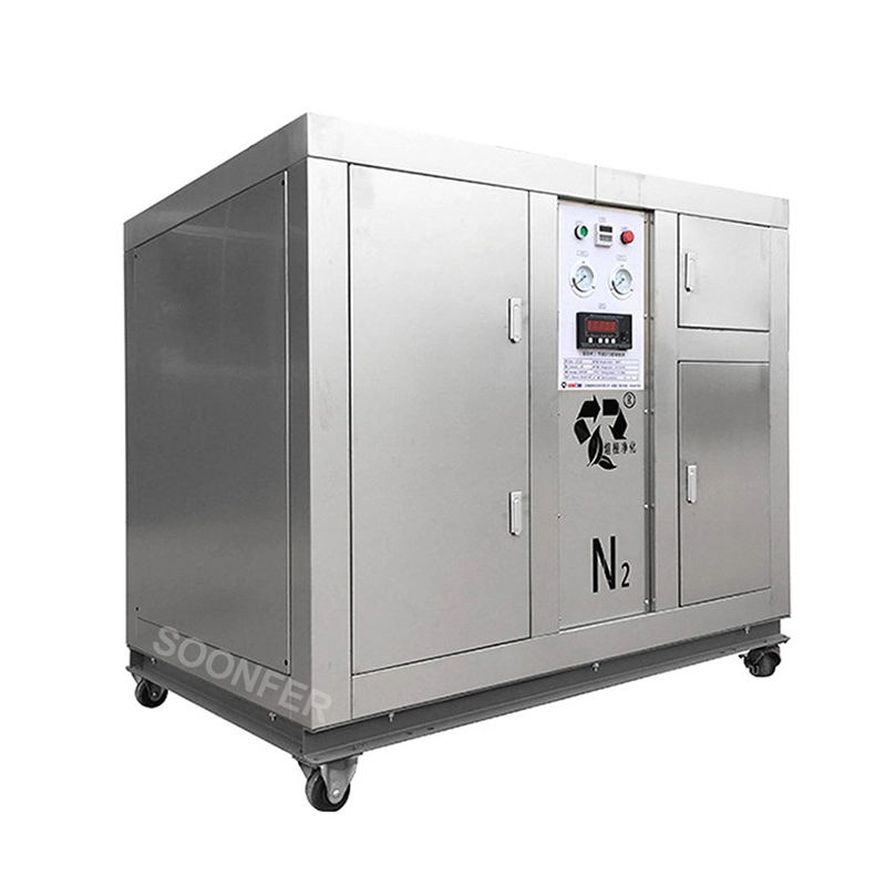 Máquina automática de gas nitrógeno para llenado de alimentos líquidos pequeños