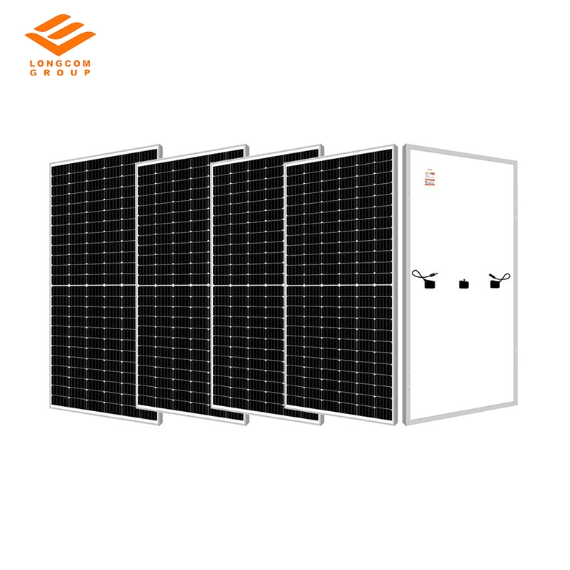 Panel solar monocristalino de media celda de 144 celdas 405W con TUV, CE, ISO, CQC