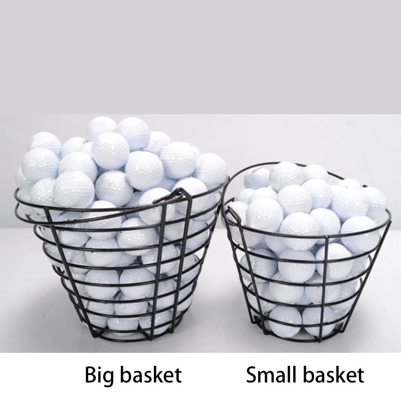 Cesta de golf pequeña con capacidad para 50 pelotas de golf.