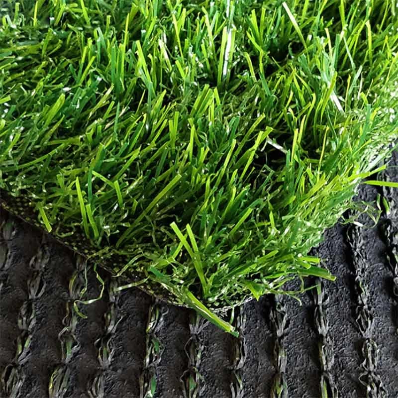 Césped artificial de hierba tricolor de 30 mm