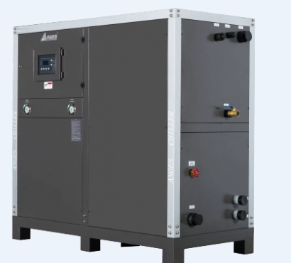Sistema enfriador de agua enfriado por agua industrial AWK-15