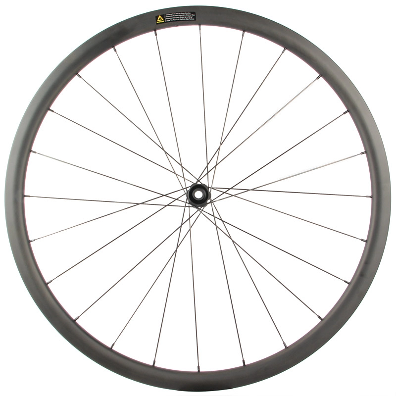 Juego de ruedas de disco de carbono 700C Bicicleta de carretera 23 mm de ancho Freno de disco Tubular de carbono
