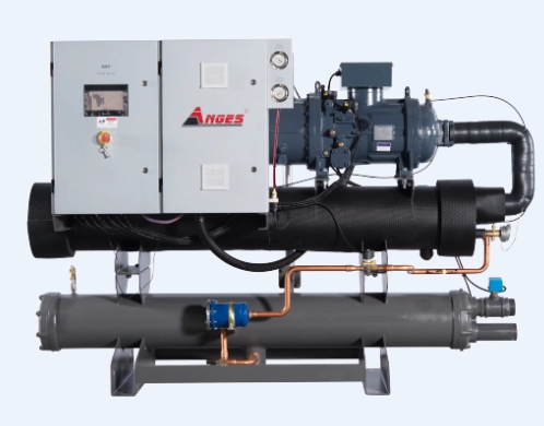 Sistema de enfriador de agua de baja temperatura industrial de tornillo AGS-080WSL