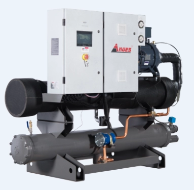 Unidad de enfriador de agua industrial de tornillo de baja temperatura AGS-070WSL