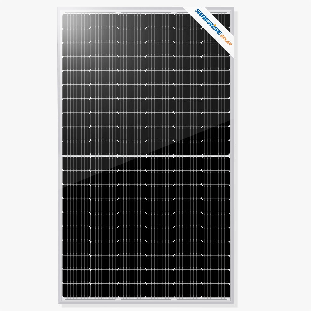 Precio del panel solar mono de 370 vatios de media celda de 166 mm 9BB