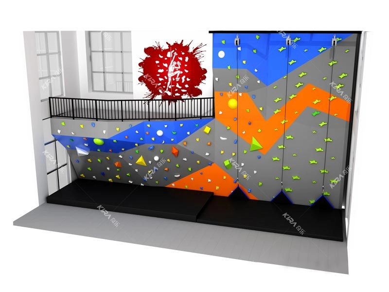 Increíble diseño de gimnasio de escalada para constructores de muros de escalada