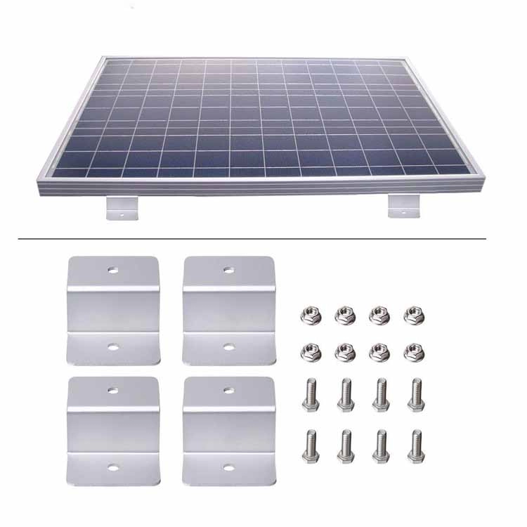 Soporte de montaje de panel solar Z de alta calidad para RV, barco, techo