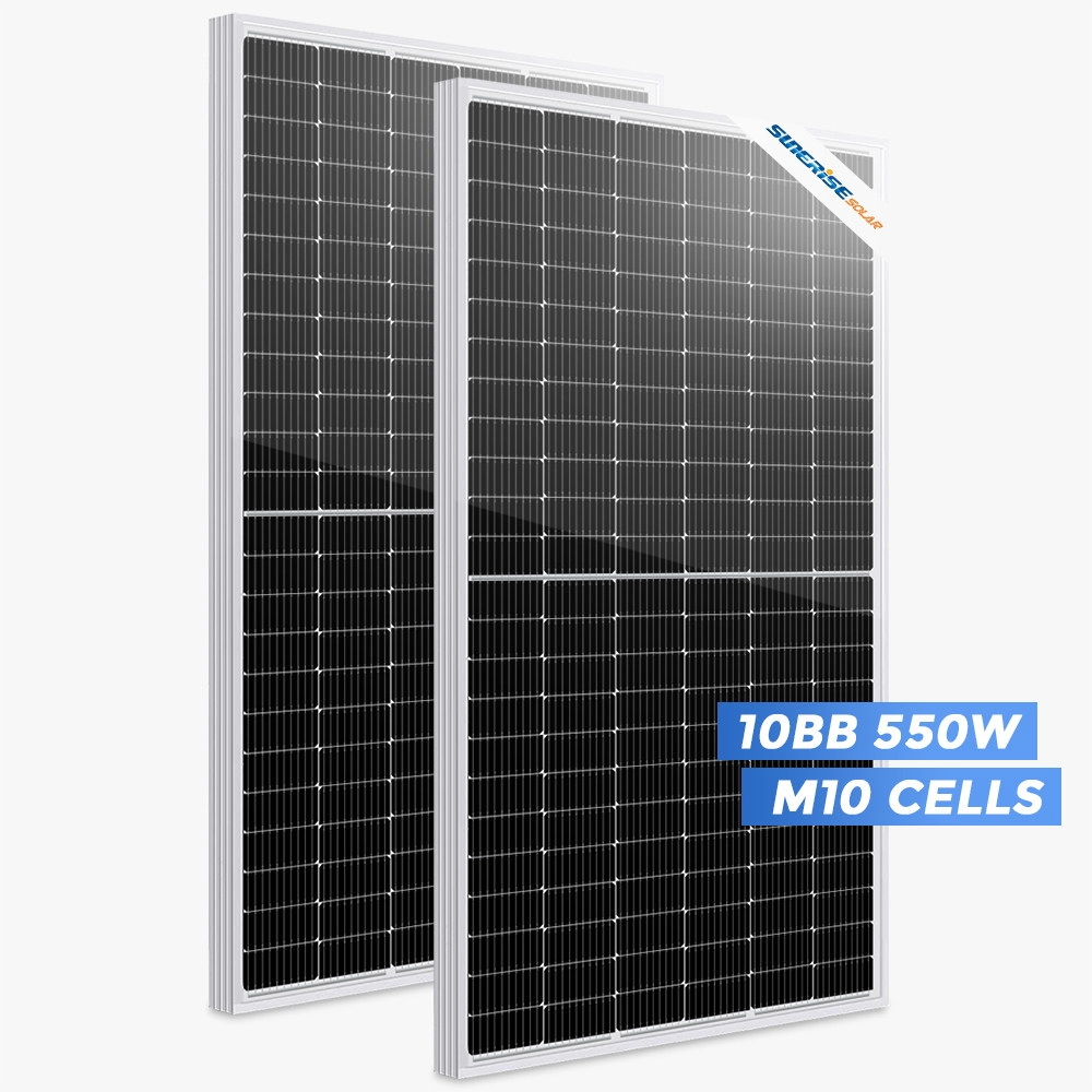 144 Panel solar mono de medio corte de 550 vatios con el mejor precio