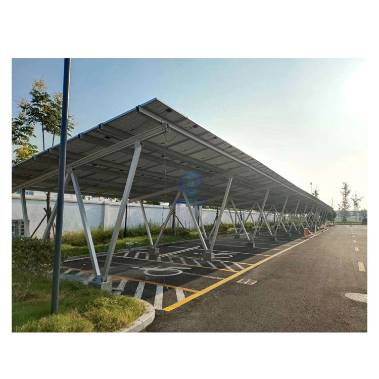 Garajes convencionales Toldos tipo W Sistema de montaje de cochera solar