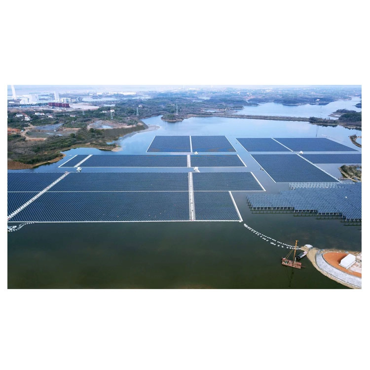 Flotadores solares de la piscina de la estructura del montaje del HDPE de los equipos solares de la solución de anclaje completa del lago seco