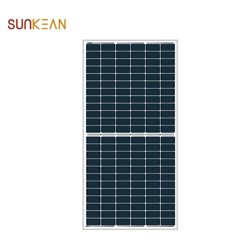 Panel solar mono PERC de alta eficiencia y bajo LID de 455 M con tecnología de medio corte