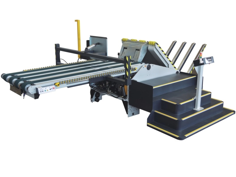 Proveedor de máquina de impresión flexográfica semiautomática de alta calidad con prealimentador corrugado FGS