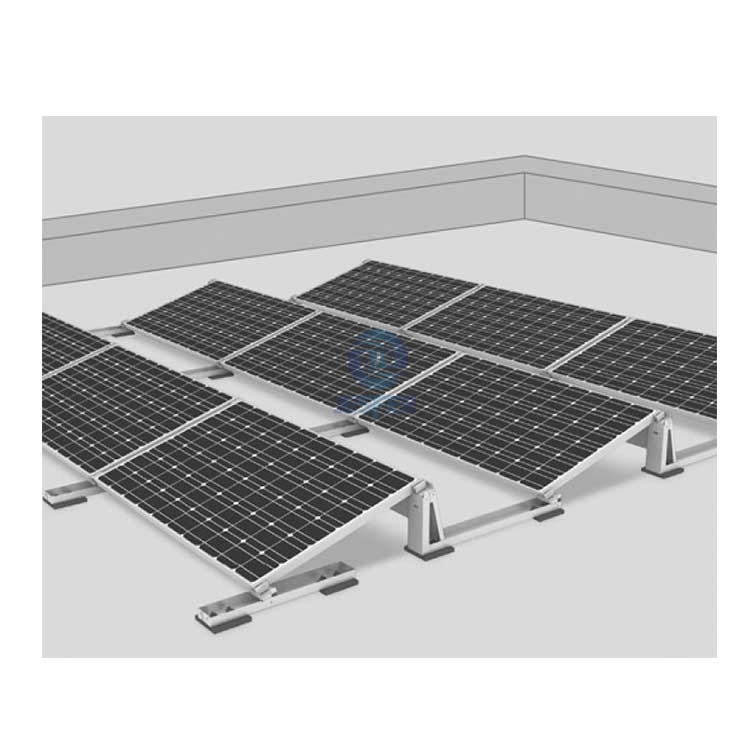 Sistema de balasto solar Montaje solar de techo plano de hormigón