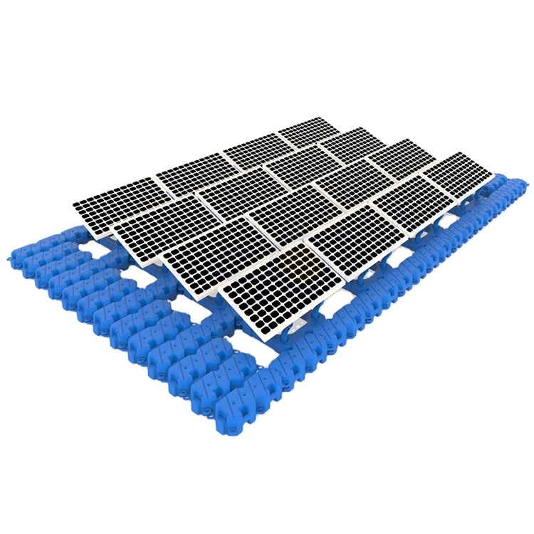 Estructura de montaje flotante del panel solar Sistema solar flotante