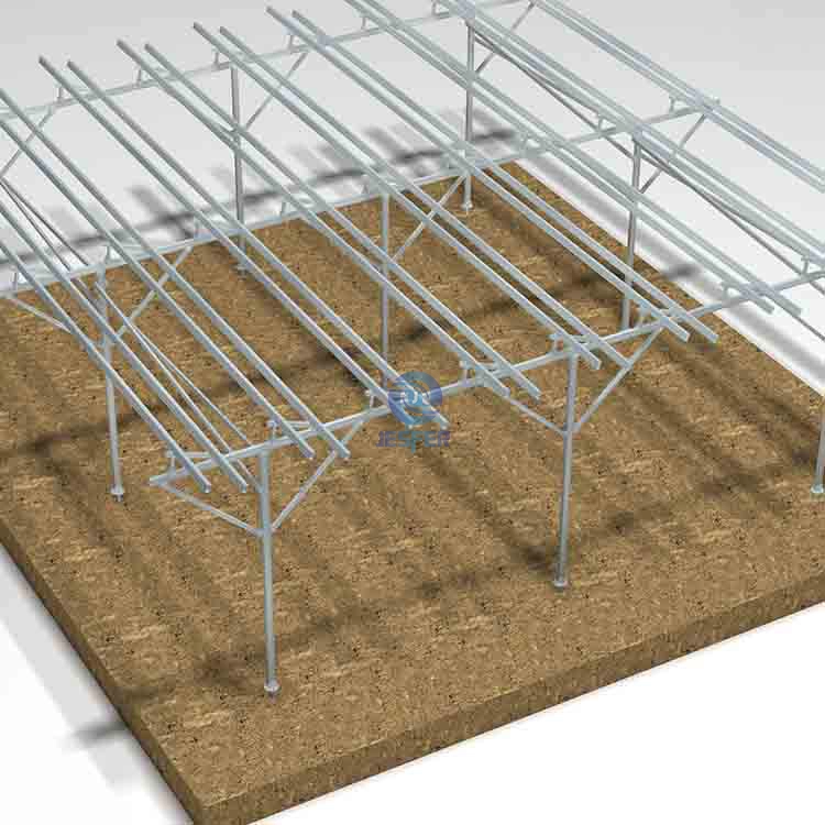 Estructura de montaje en tierra fotovoltaica para agricultura de energía solar