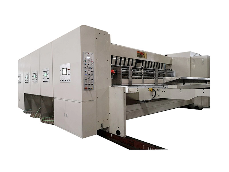 Máquina ranuradora de impresión flexográfica de cajas de cartón y corrugado