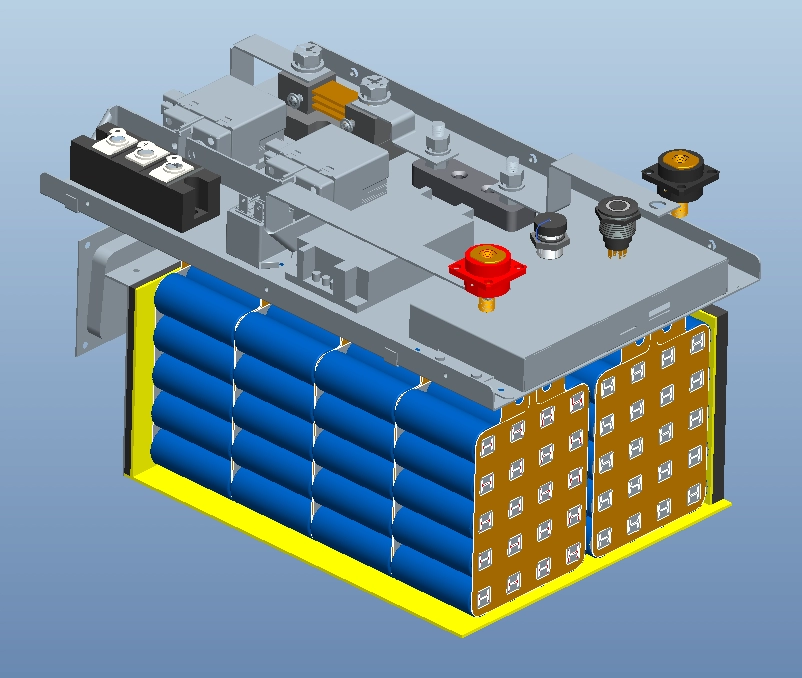 Batería 24V 65Ah LiFePO4 para equipos de limpieza interior