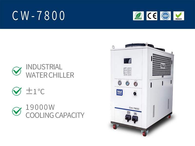 Enfriadores de agua industriales CW-7800 19000W capacidad de enfriamiento