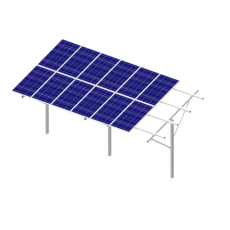 Estructura de montaje en suelo del panel solar Sistema de pilotes