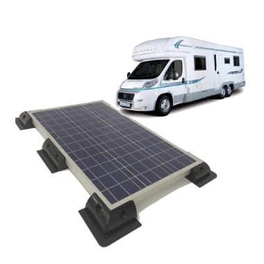 Estructura de montaje en techo de caravana con panel solar 100% ABS