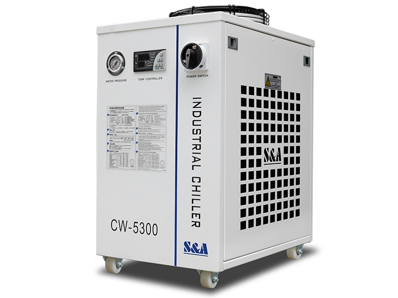 Refrigeración enfriadores de agua enfriados por aire CW-5300 capacidad de enfriamiento 1800W