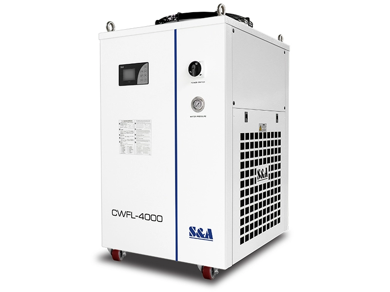Enfriadores de agua de doble circuito de enfriamiento CWFL-4000 rendimiento de enfriamiento estable AC 380V 50/60Hz