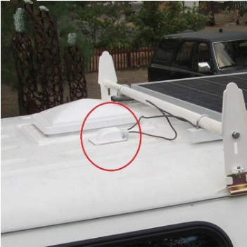 Arranque de cable único ABS solar a prueba de agua 3-12 mm para montaje en techo de caravana / RV de panel solar