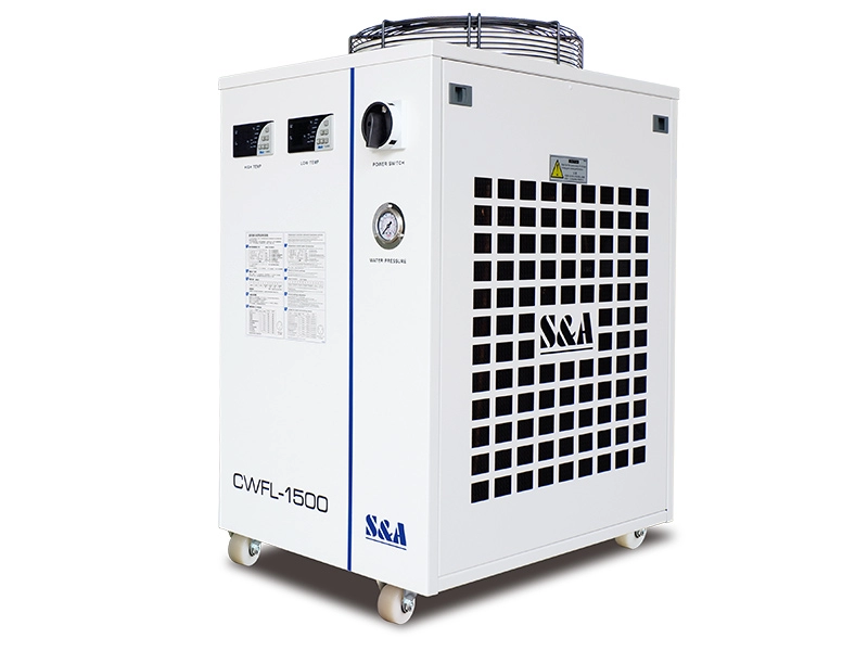 Unidades enfriadoras de agua CWFL-1500 con refrigerante ambiental para láseres de fibra