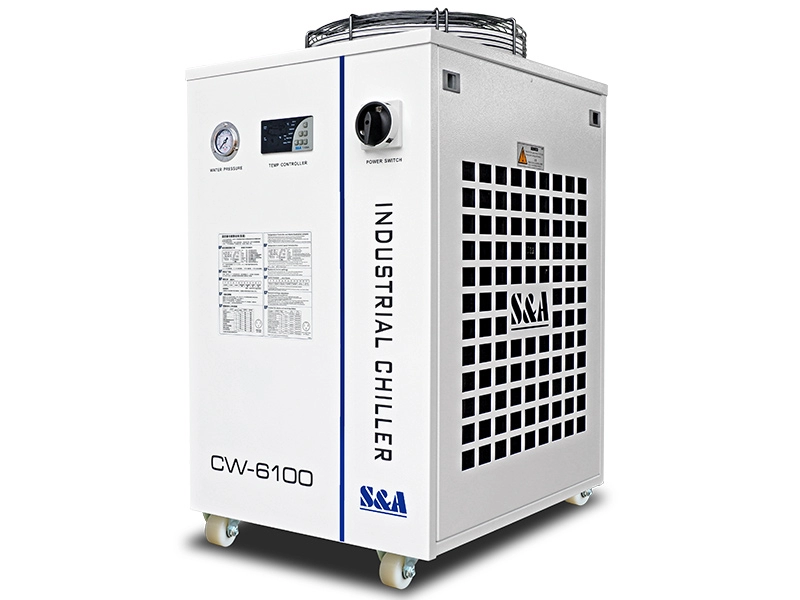 Sistemas enfriadores de agua industriales CW-6100 capacidad de enfriamiento 4200W Garantía de 2 años