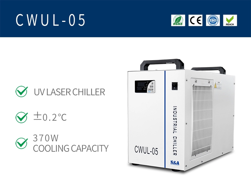 Enfriadores de agua láser UV de alta precisión CWUL-05 con ciclo de vida prolongado