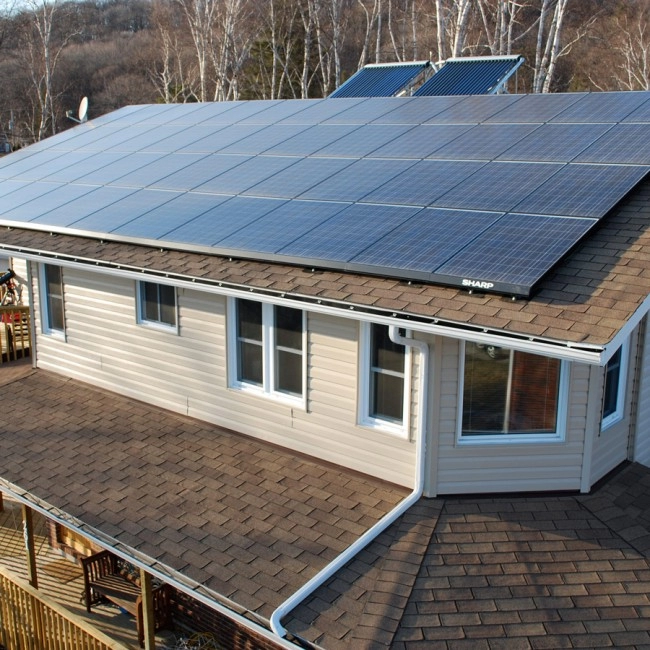 Sistema de energía solar de energía renovable para el hogar de 10k vatios