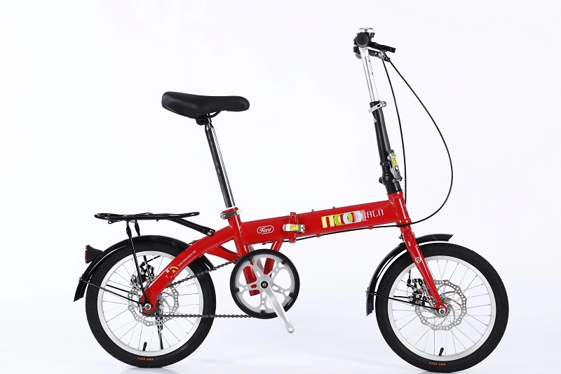 Bicicleta plegable de acero de alto carbono de 21 velocidades y 24 PULGADAS