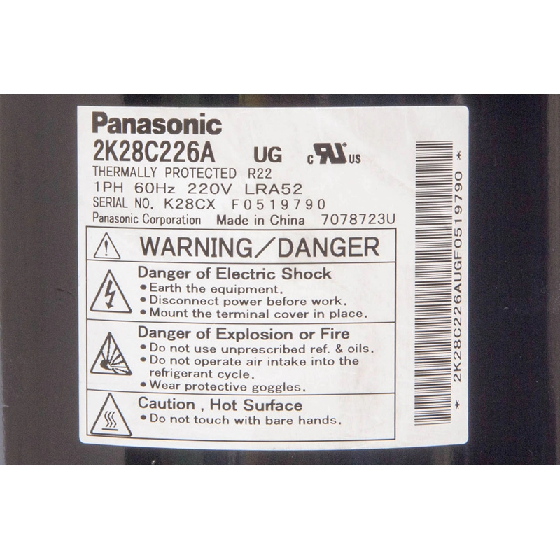 20000BTU Panasonic A/C compresores domésticos herméticos rotativos