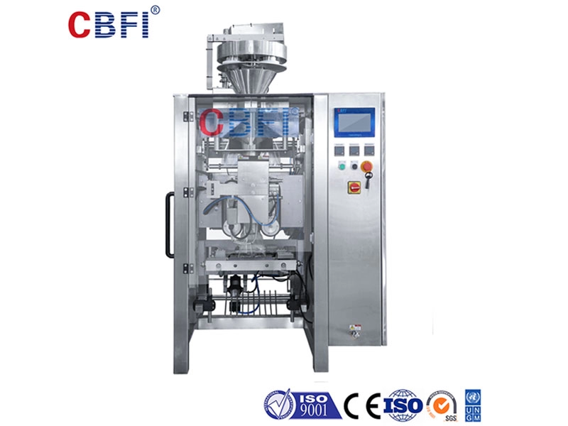 Máquina de envasado de hielo vertical CBFI China para negocios de hielo